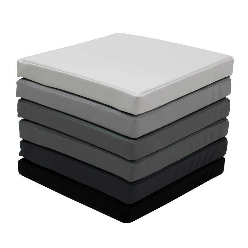 Coussins de plancher carrés 15 po SoftScape, Gris / gris clair
