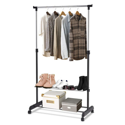 Halliburton 84cm Rolling Clothing Rack