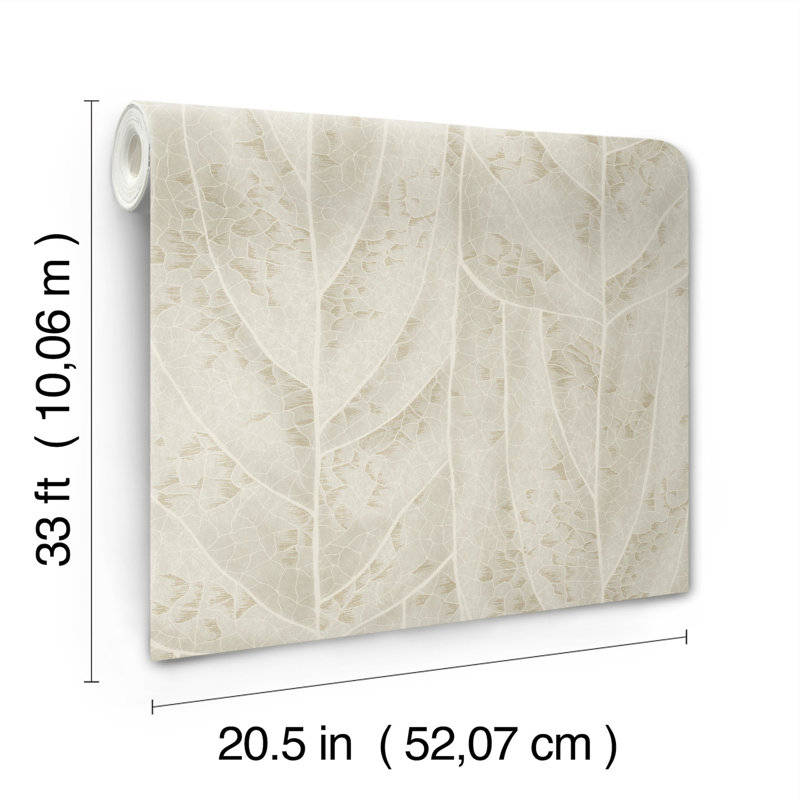 Papier peint Dicot, Beige