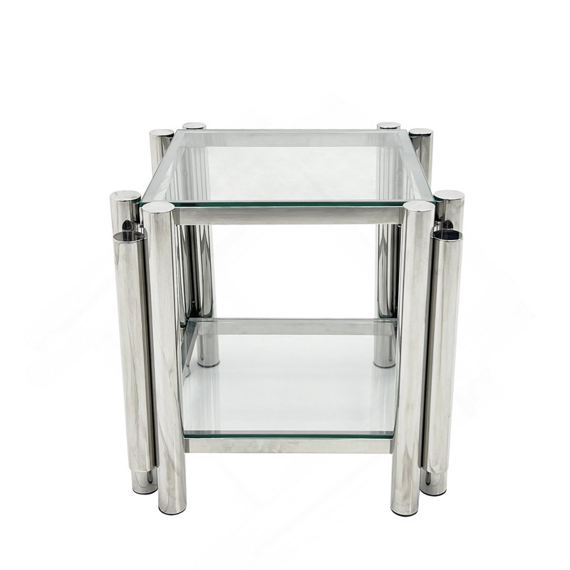 Ensemble de tables basses Modern, Argent argent