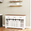 Buffet blanc, 3 tiroirs, 2 portes coulissantes, tablettes réglables, fonctionnel pour le salon, buffet blanc, tablettes, salle à manger et bureau