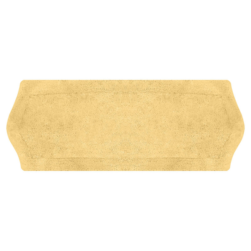Morissette Bath Rug, 22" W x 60" L, Yellow