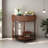 31.5" Solid Wood Console Table,unique Half Moon Design End Table With 2 Storage Drawers And Bottom Shelf-1989749636