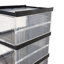 18 Pair Stackable Shoe Rack