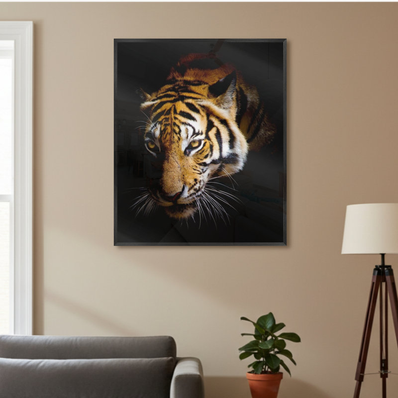 Single Picture Frame LED Illuminated Wall Art Wall Art on Glass / Aluminium, 60cm H x 50cm W