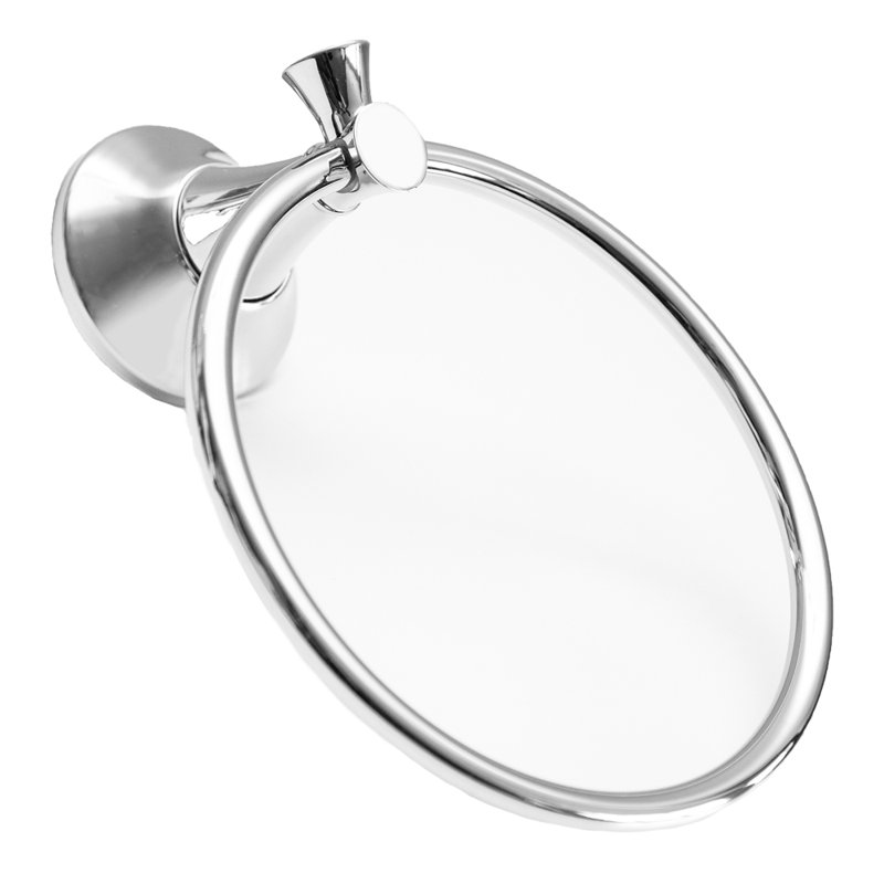 ARISTA Tamarack Collection Towel Ring in Satin Nickel, Chrome
