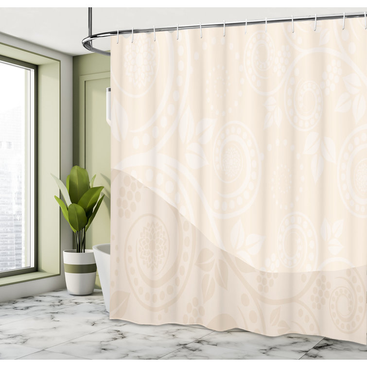 Shower Curtain with Hooks Included