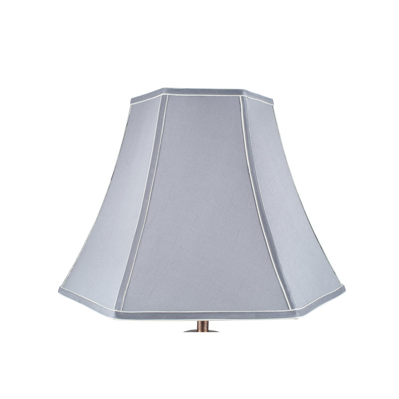 Ervine Bell Lamp Shade ( Uno ), 31.5cm H x 40cm W x 40cm D, Steel Grey