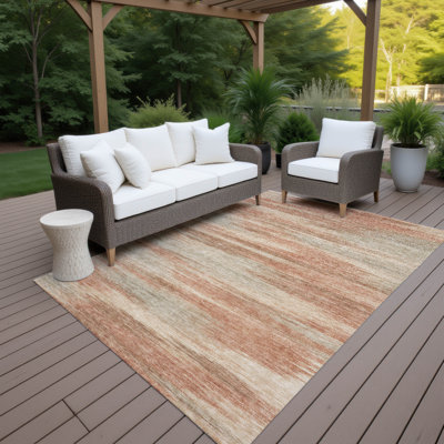 Tapis moderne Ceajay ACN3088 lavable à la machine pour l'intérieur et l'extérieur