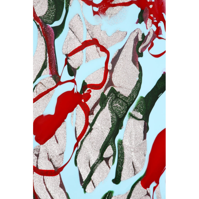 Linhchi, abstrait sur toile par Triocean Peinture, H 18 po x l 12 po