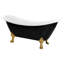 Baignoire de trempage autoportante en acrylique de 59 po x 30 po Daphne-37990159-43118920