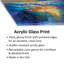 Impression cyan liquide sur verre acrylique-78523708