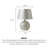 Luxury-Style American-Style Shell-Piece Fabric Lampshade Table Lamp-564900709