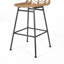 Tabourets de bar d'extérieur en osier Sawtelle (ensemble de 2)-1281914822