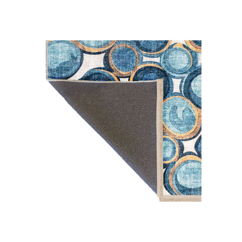 Tapis décoratif moderne lavable à la machine, Rectangle 3 pi 3 po x 4 pi 11 po