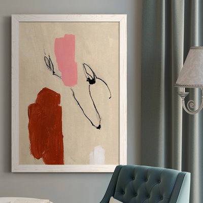 " Terra Rosa Abstract I " Painting Print