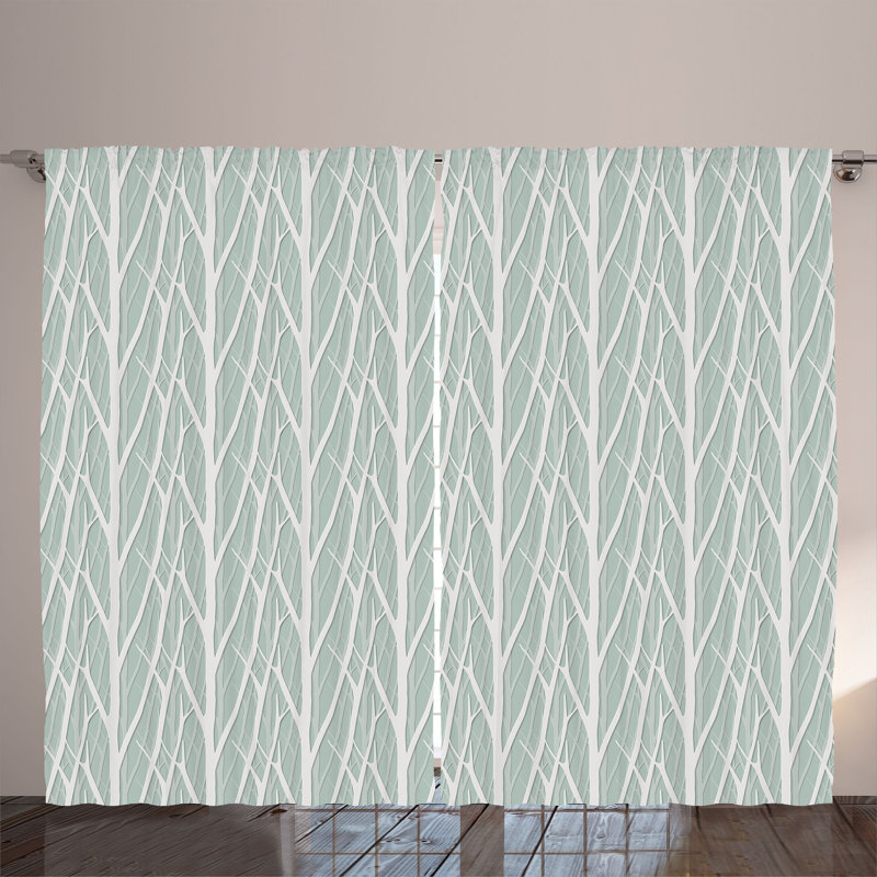 Semi Sheer Curtain Pair