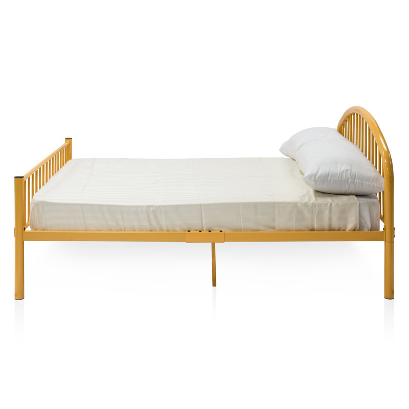 Lit plateforme Keyson, Double, Orange