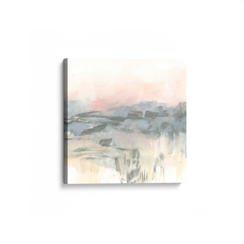 «Crosshatch Fields II» par June Erica Vess, reproduction d'art sur toile, Wrapped Canvas, Ne s’applique pas