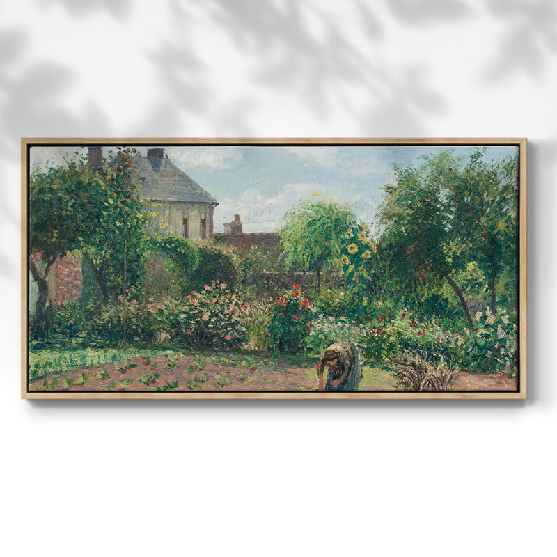 «Landscape Series» -CCCLLXXIV- Toile tendue avec châssis tendue, prête à être accrochée, H 25 po x l 49 po, Naturel