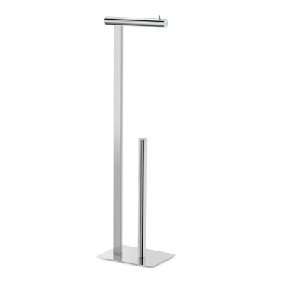 Porte-papier hygiénique sur pied en acier chromé avec base lestée 29 "Gren