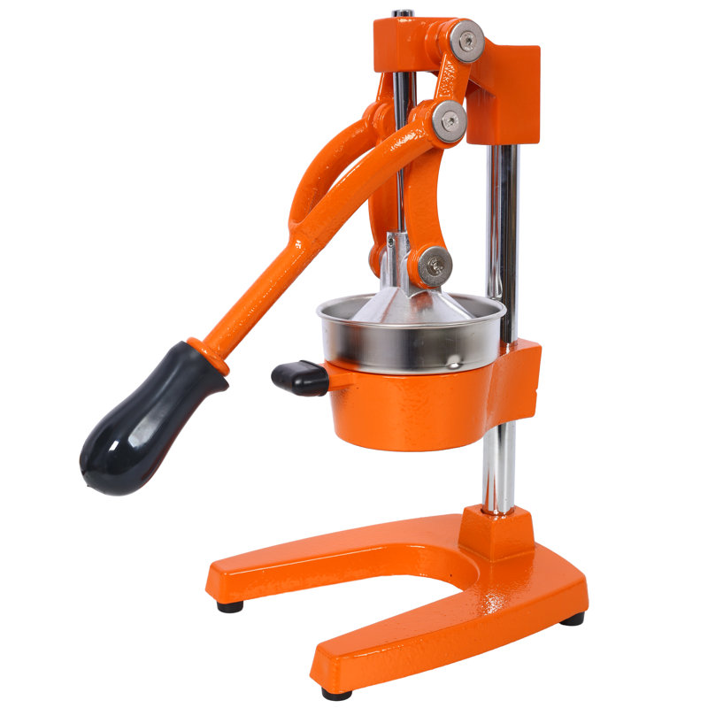 1 Unit Heavy-duty Cast Iron Citrus Juicer, Extra-large Hand Press – Perfect For Fresh Orange/lemon/lime Juice, Commercial Grade, Easy To Clean (dishwasher-safe Parts), Effortless Lever Design