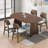 Amber Oval Solid Wood Dining Set-662667223-664661314