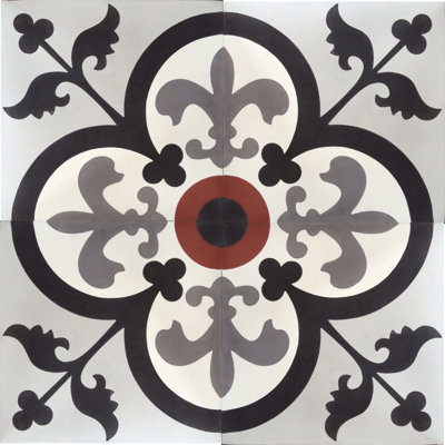 Cemento 8" x 8" Cement Patterned Wall & Floor Tile