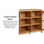 Buffet 2 portes 58 po avec panneaux en rotin Eilisha Eilisha-146964749