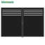 Semi-Privacy Aluminum Privacy Gate, Double Garden Gate (Not Including Posts)-121350060-121643418