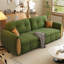 Canapé-lit pliable moderne à double usage en molleton vert olive-129685836