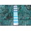 Tapis sarcelle à transition de couleur 9 pi 7 po x 12 pi 6 po