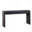 Console moderne noire à 4 tiroirs - Table d'entrée avec rangement 59,2 po