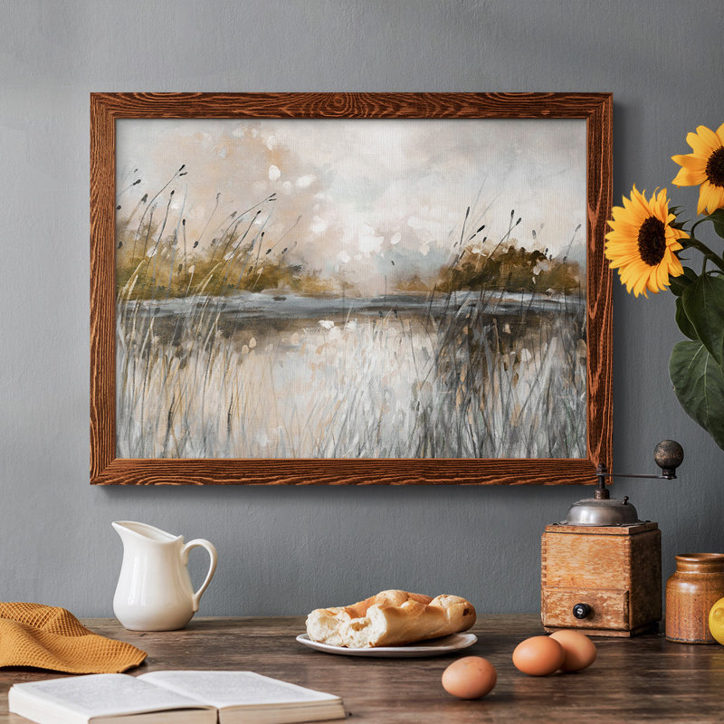 «Honeybloom Lake Views», reproduction sur toile encadrée, Érable, H 26 po x l 38 po x P 1,5 po