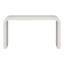 Table d'entrée minimaliste en acacia avec 2 pieds-610864115