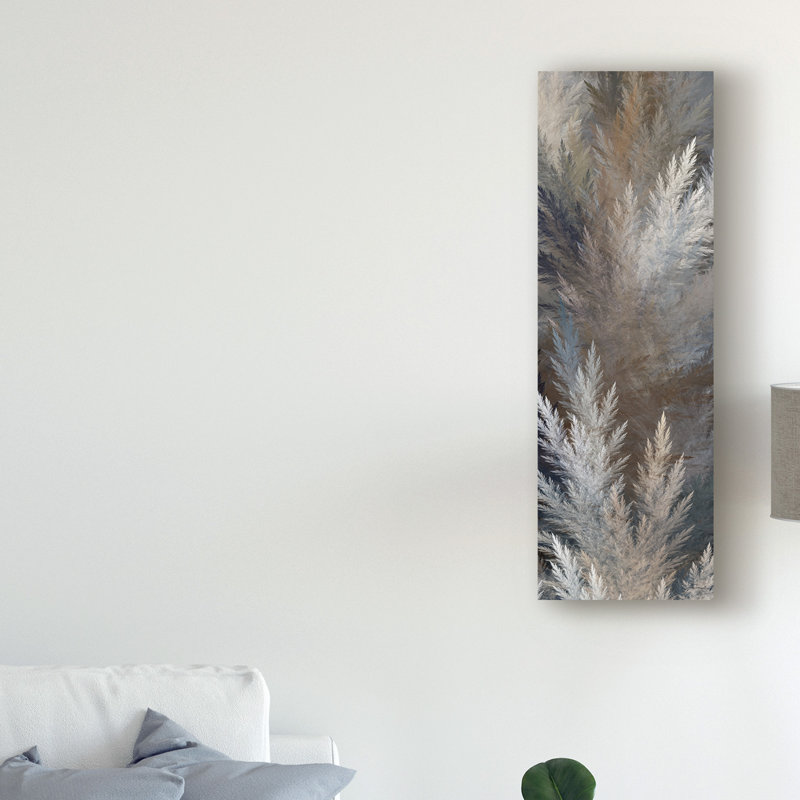 «2-Up Pampas Panels I» par James Burghardt, reproduction d'art graphique sur toile, H 32 po x l 10 po x P 2 po