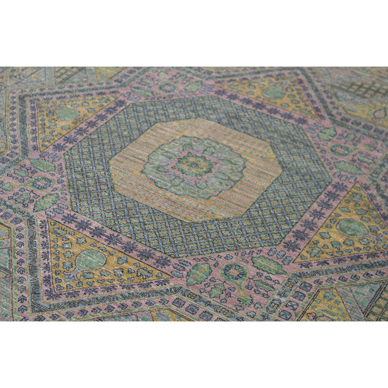 Mamluk Hand Woven Wool Area Rug
