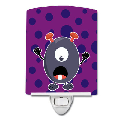 Little Monster Grape Gordo Ceramic Night Light