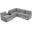 Canapé modulaire inclinable électrique 104 po avec console multifonction 104 po-1258248884