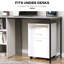 Armoire de rangement mobile pour fournitures de bureau, blanche avec tiroir et armoire, se range facilement sous les bureaux