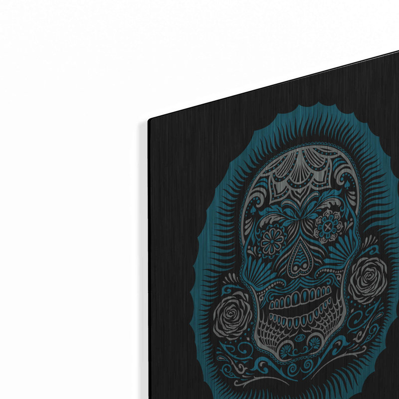 «Sugar Skull» par Rachel Caldwell, H 16 po x l 12 po