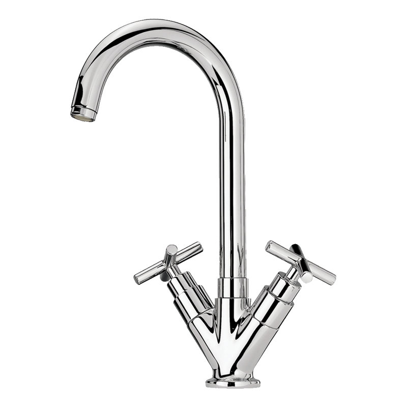 Whitehaus Collection Luxe Kitchen Faucet, Brushed Nickel (PVD)
