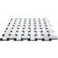 Heritage 1 in. x 2 in. Basketweave Polished Marble Tile-51974527