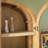 Holzhauer Modern Arched Glass Bookcase With Drawers-118490465