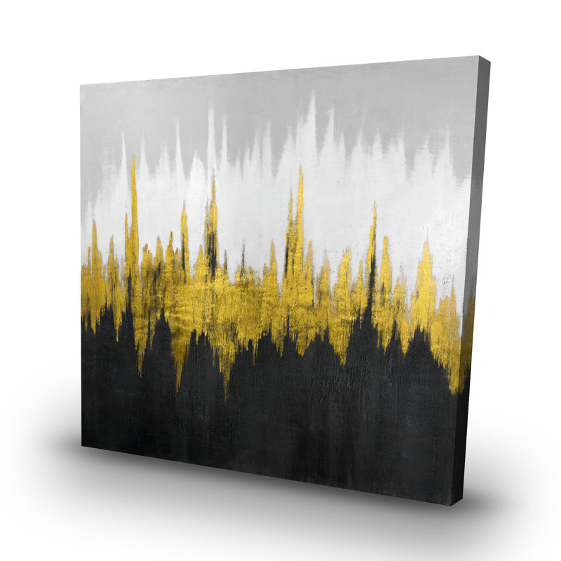 zigzag - 32"x32" art on canvas