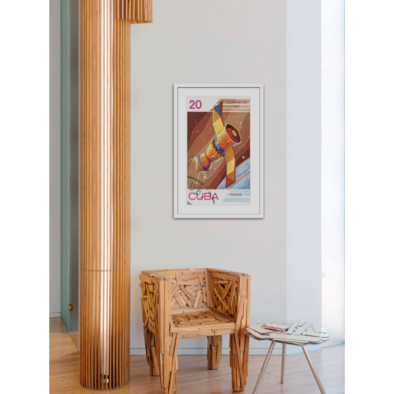 "Cuban Space Module" Framed Print, 18" H x 12" W x 1.5" D