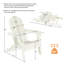 Chaise Adirondack pliante en plastique Delane-84369848