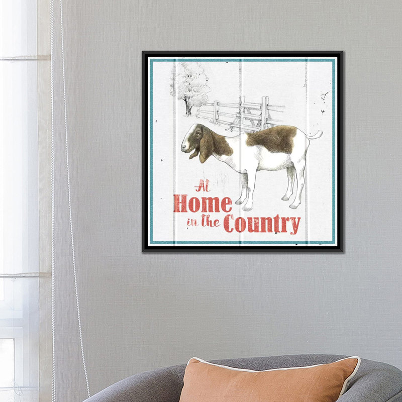 «Farm to Table II», impression sur toile, H 18 po x l 18 po x P 1,5 po, Toile avec cadre noir, Pas de tapis
