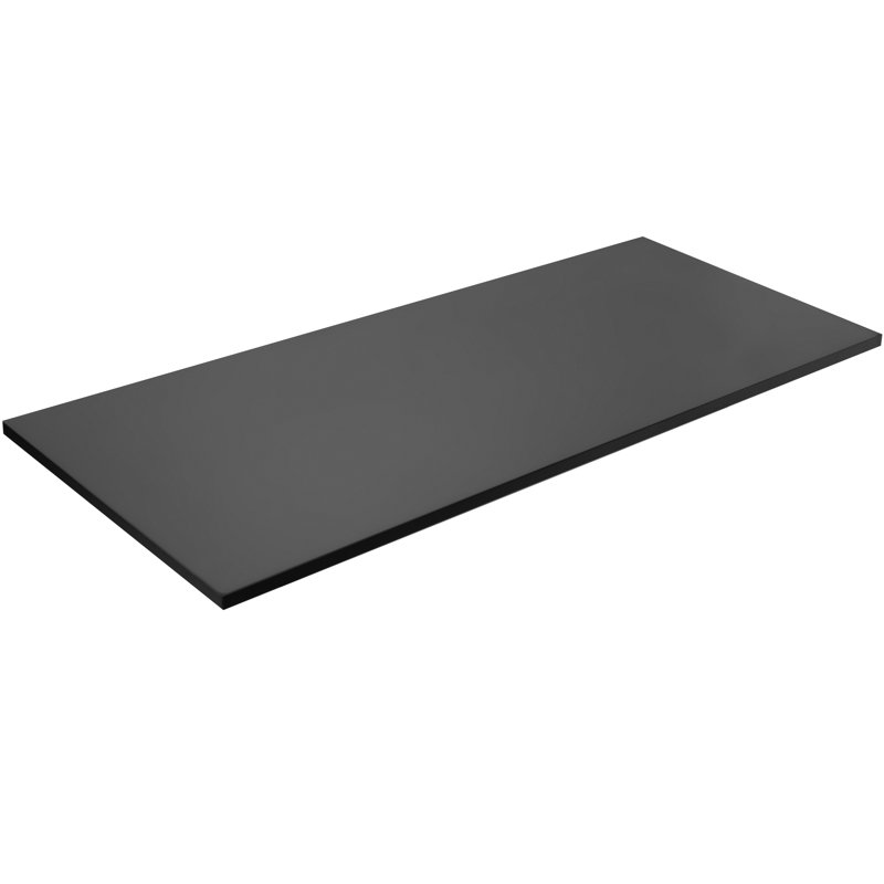 VIVO 71 x 30 inch Square Corner Table Top for Standing Desk Frames (DESK-TOP71B-S)