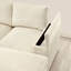 Canapé modulaire à assise profonde avec repose-pieds-1592966943